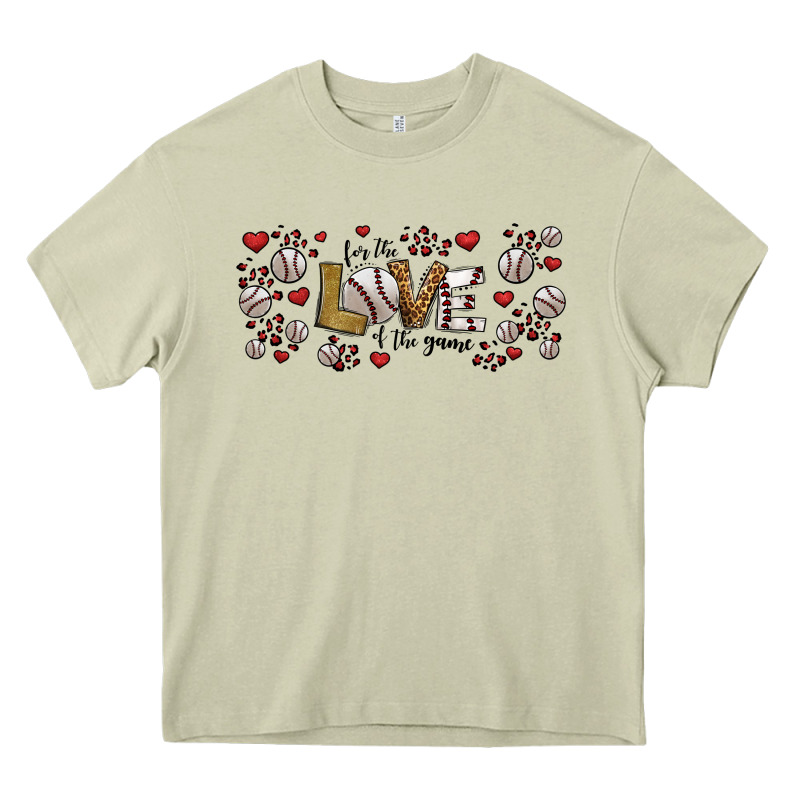 For The Love Of The Game Baseball Heavy Core Tee by Jasminsmagicworld | Teevron