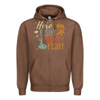 Chestnut here fishy fishy fishy fishing lovers gifts Zipper Hoodie - linhVisuals