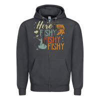 Smoke here fishy fishy fishy fishing lovers gifts Zipper Hoodie - linhVisuals