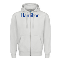 Dove Grey Hamilto College Zipper Hoodie - linhVisuals