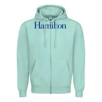 Seafoam Hamilto College Zipper Hoodie - linhVisuals