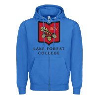 True Royal Lake Forest College Zipper Hoodie - linhVisuals