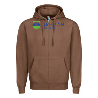Chestnut Lehman College CUNY Zipper Hoodie - linhVisuals