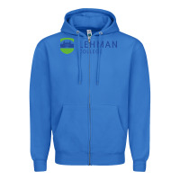 True Royal Lehman College CUNY Zipper Hoodie - linhVisuals