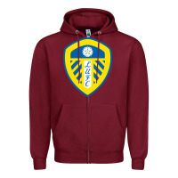Burgundy the-leeds-united-pen Zipper Hoodie - linhVisuals