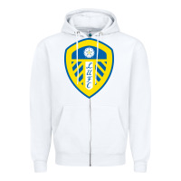 White the-leeds-united-pen Zipper Hoodie - linhVisuals
