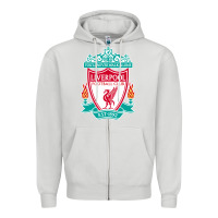 Dove Grey the-liverpool-pen Zipper Hoodie - linhVisuals
