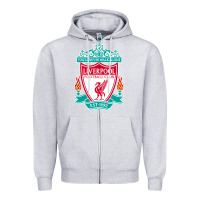 Heather Grey the-liverpool-pen Zipper Hoodie - linhVisuals