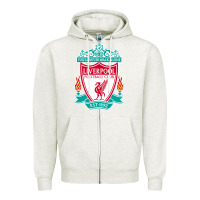 Oatmeal Heather the-liverpool-pen Zipper Hoodie - linhVisuals