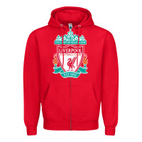Red the-liverpool-pen Zipper Hoodie - linhVisuals