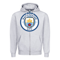 Heather Grey the-manchester-city-pen Zipper Hoodie - linhVisuals