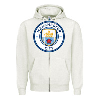 Oatmeal Heather the-manchester-city-pen Zipper Hoodie - linhVisuals