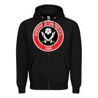 Black the-sheffield-united-pen Zipper Hoodie - linhVisuals