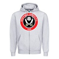 Heather Grey the-sheffield-united-pen Zipper Hoodie - linhVisuals