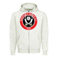 Oatmeal Heather the-sheffield-united-pen Zipper Hoodie - linhVisuals