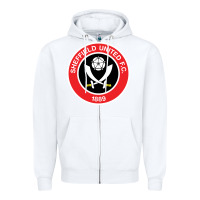 White the-sheffield-united-pen Zipper Hoodie - linhVisuals