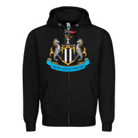 Black the-newcastle-united-pen Zipper Hoodie - linhVisuals