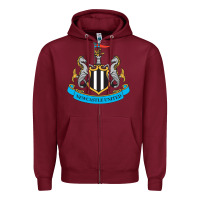 Burgundy the-newcastle-united-pen Zipper Hoodie - linhVisuals