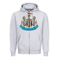 Heather Grey the-newcastle-united-pen Zipper Hoodie - linhVisuals
