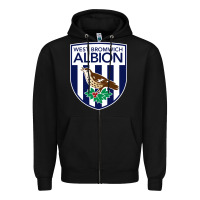 Black the-west-bromwich-albion-pen Zipper Hoodie - linhVisuals