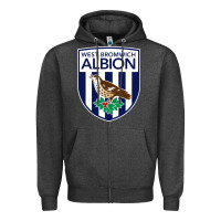 Charcoal Heather the-west-bromwich-albion-pen Zipper Hoodie - linhVisuals