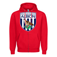 Red the-west-bromwich-albion-pen Zipper Hoodie - linhVisuals