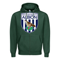 Sports Green the-west-bromwich-albion-pen Zipper Hoodie - linhVisuals