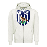 Oatmeal Heather the-west-bromwich-albion-pen Zipper Hoodie - linhVisuals