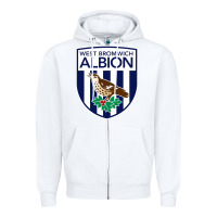 White the-west-bromwich-albion-pen Zipper Hoodie - linhVisuals