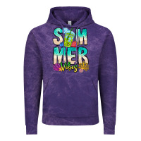Cloud Purple Summer Vibes Vintage Hoodie - CowhideDigitalArt