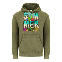Vintage Olive Summer Vibes Vintage Hoodie - CowhideDigitalArt