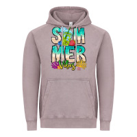 Vintage Zinc Summer Vibes Vintage Hoodie - CowhideDigitalArt