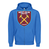 True Royal the-west-ham-united-f.c.-pen Zipper Hoodie - linhVisuals