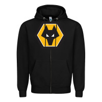 Black the-wolverhampton-wanderers-pen Zipper Hoodie - linhVisuals