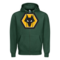 Sports Green the-wolverhampton-wanderers-pen Zipper Hoodie - linhVisuals