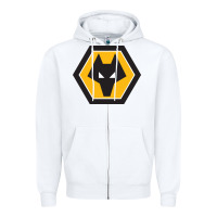 White the-wolverhampton-wanderers-pen Zipper Hoodie - linhVisuals