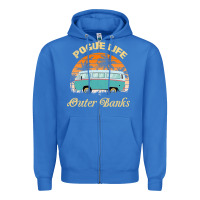 True Royal pogue life outer banks retro vintage sunny Zipper Hoodie - linhVisuals