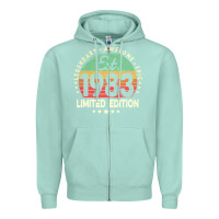 Seafoam est. 1983 vintage 1983 limited edition 39th birthday retro pullover ho Zipper Hoodie - linhVisuals