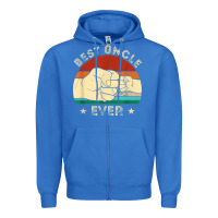 True Royal vintage best uncle ever fist bump funny uncle fathers day Zipper Hoodie - linhVisuals