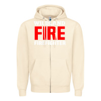 Sandshell wildland fire rescue department firefighters firemen uniform Zipper Hoodie - linhVisuals