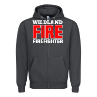 Smoke wildland fire rescue department firefighters firemen uniform Zipper Hoodie - linhVisuals