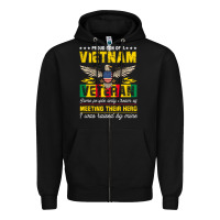 Black proud vietnam veteran son gifts raised by my hero veteran day Zipper Hoodie - linhVisuals