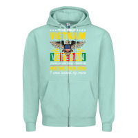 Seafoam proud vietnam veteran son gifts raised by my hero veteran day Zipper Hoodie - linhVisuals