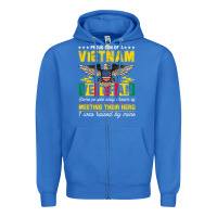 True Royal proud vietnam veteran son gifts raised by my hero veteran day Zipper Hoodie - linhVisuals