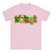 Bubblegum Pink St. Patricks day nurse Classic Tee - HowdyJamesFarm