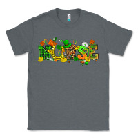 Charcoal Heather St. Patricks day nurse Classic Tee - HowdyJamesFarm