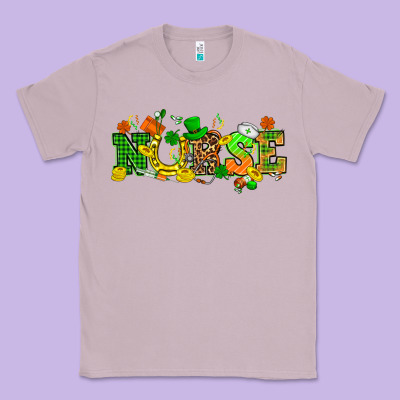 St. Patricks Day Nurse Classic Tee Designed By Howdyjamesfarm