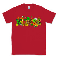 Red St. Patricks day nurse Classic Tee - HowdyJamesFarm