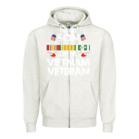 Oatmeal Heather proud son of a vietnam veteran father's day Zipper Hoodie - linhVisuals