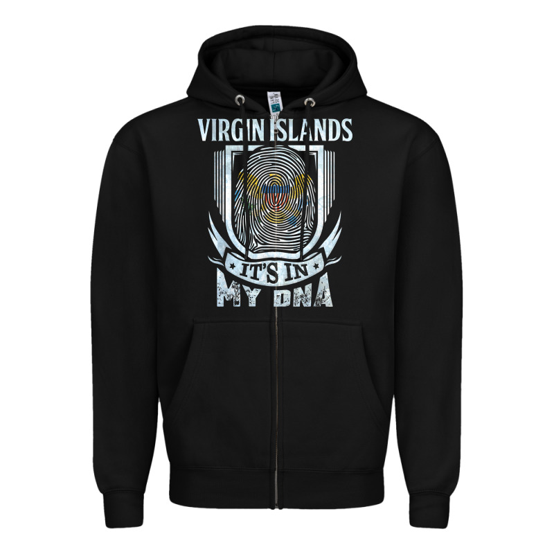 Virgin Islands Virgin Islander Zipper Hoodie by linhVisuals | Teevron